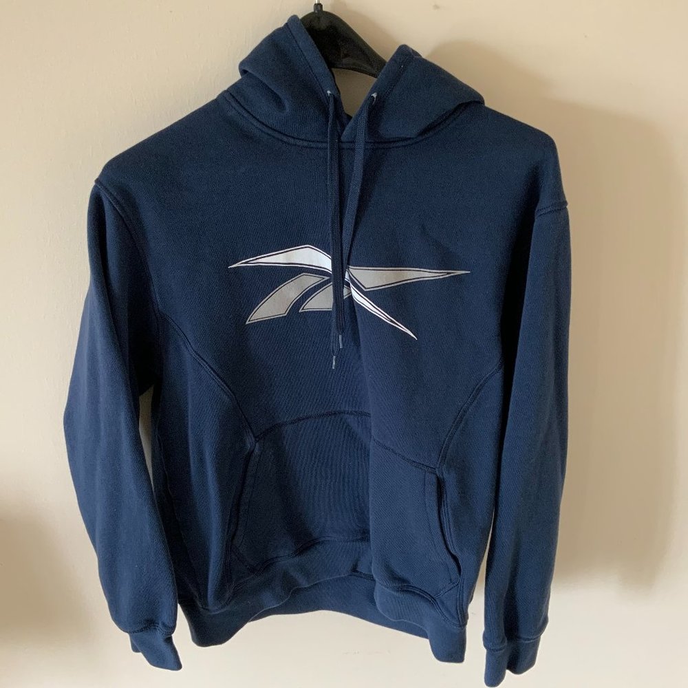 Reebok Blue Men's Blue Hoodie M